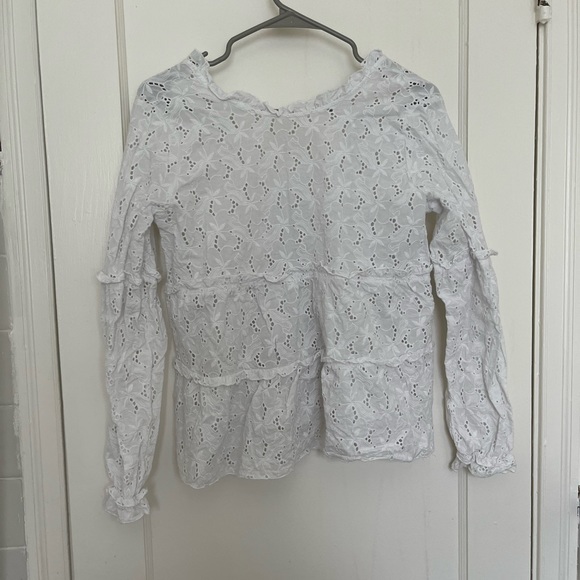 Sezane Tops - Sézane White Lace Top